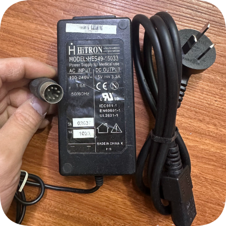 *Brand NEW* HiTRON HES49-15033 7-Pin Medical Power Adapter 15V3.3A Transformer Cable Po